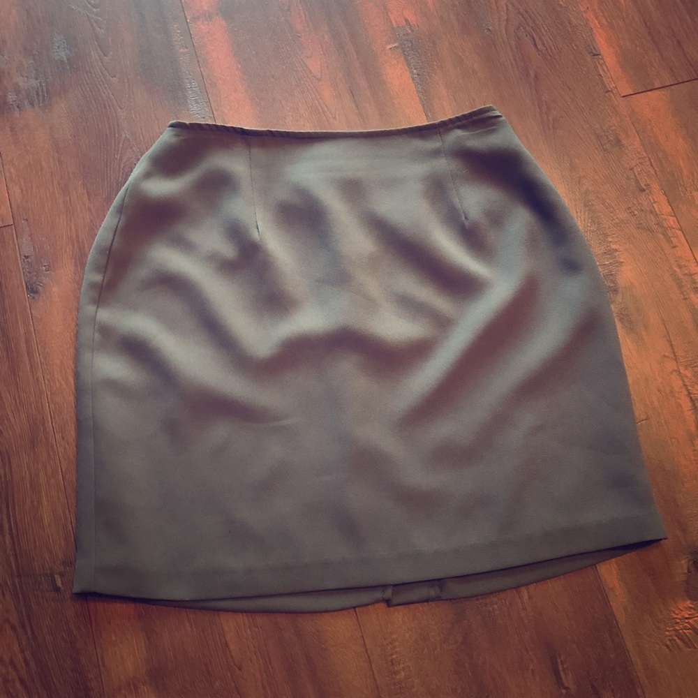 Olive Green Dress Skirt